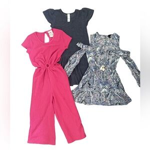 Girl’s Dresses & Jumpsuit Bundle - Size 7/8